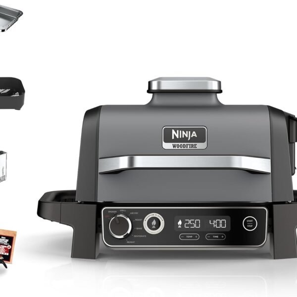 ninja woodfire electric bbq grill & smoker