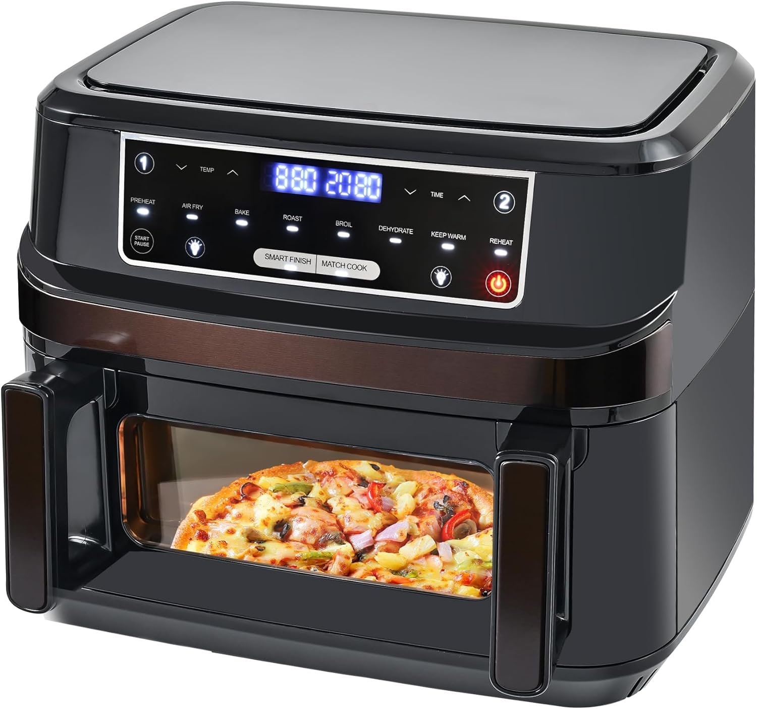 emphsism 12l hot air fryer with adjustable chambers emphsism 12l hot air fryer with adjustable chambers
