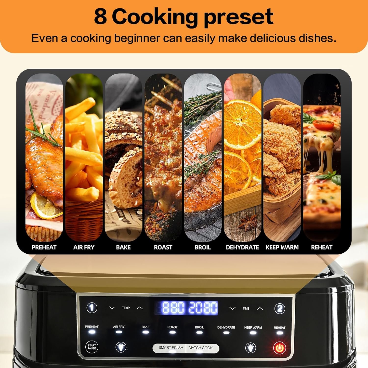 emphsism 12l hot air fryer with adjustable chambers emphsism 12l hot air fryer with adjustable chambers