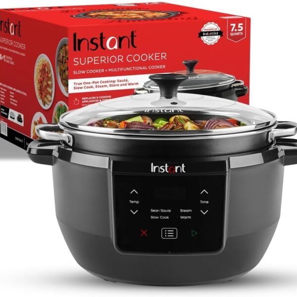 instant pot superior cooker 7.5qt slow cooker